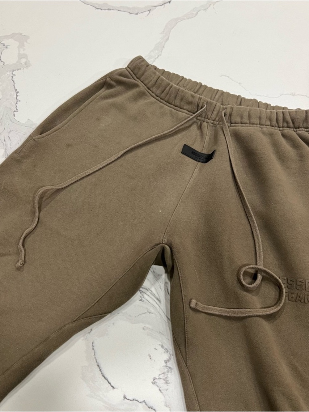 Fear of God Essentials Brown Sweatpants in Small